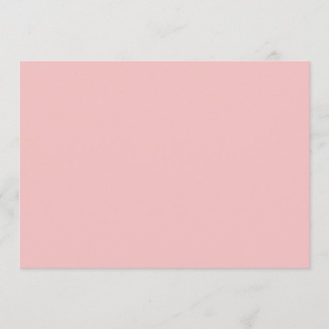 Baby Pink Menükarte (Vorderseite)