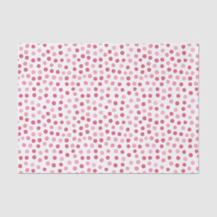 Baby Pink Niedliche Polka Dotpapier Seidenpapier