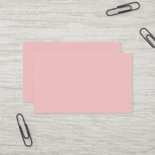 Baby Pink Oceania Business Card Visitenkarte