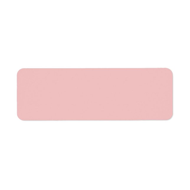 Baby Pink Rücksendeadresse (Vorne)