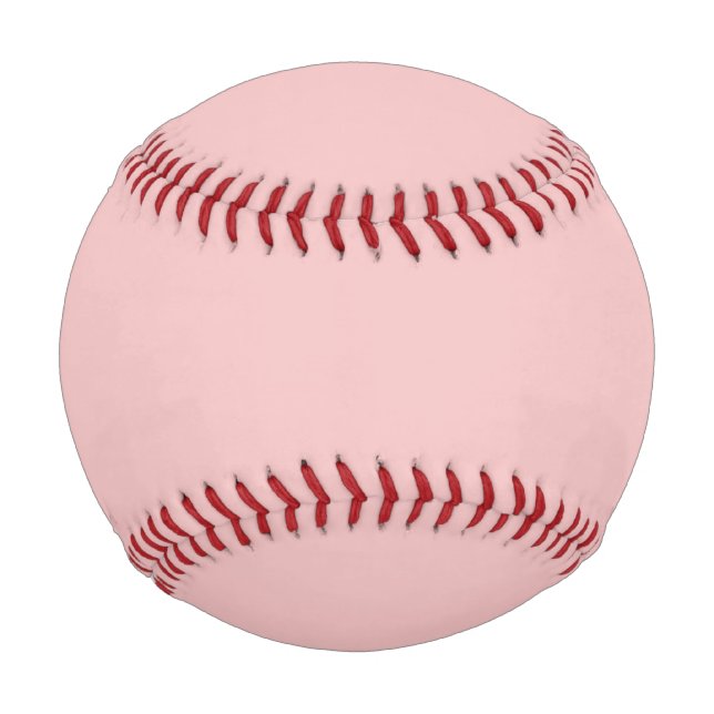 Baby Pink Solid Color Baseball (Vorderseite)
