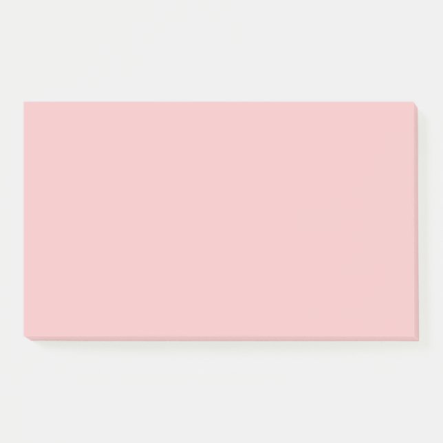 Baby Pink Solid Color Post-it Klebezettel (Vorderseite)