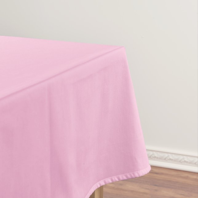 Baby Pink Tischdecke (Beispiel)