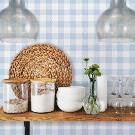 Baby Pink Vichy Gingham Pattern Tapete