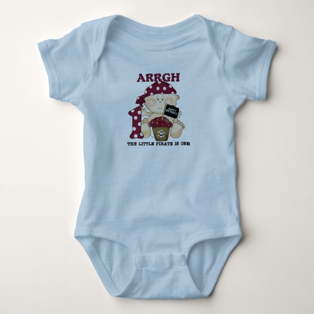 Baby Pirate 1er Anniversaire Tshirts et cadeaux (Devant)