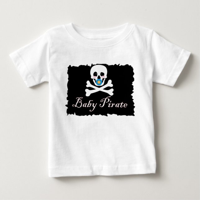 Baby-Piraten-Säugling/Kleinkind-T - Shirt (Vorderseite)