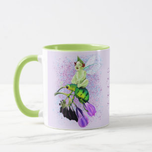 Baby Pixie lacht auf Käferfahrenfahrten-Tasse Tasse