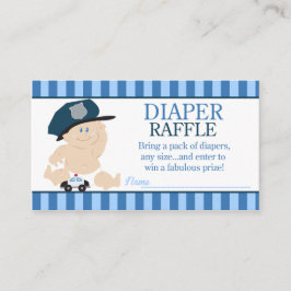 Baby Polizist Police Officer Kinderduschabwaschmas Begleitkarte