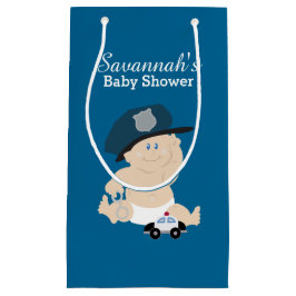 Baby Polizist Policeman Baby Showbeutel Kleine Geschenktüte