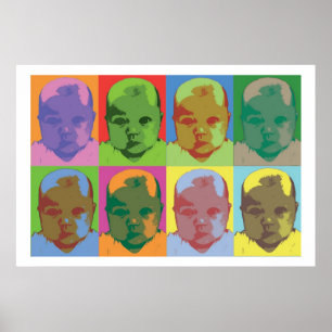 Baby Pop Art Poster