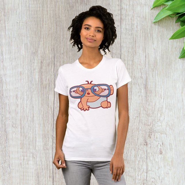 Baby portant de grandes lunettes T-shirt femme (Créateur téléchargé)
