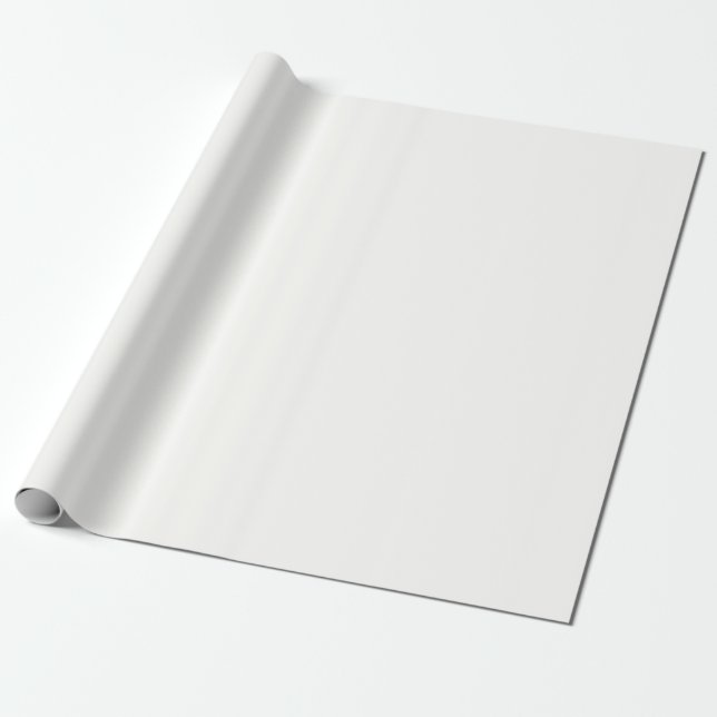Baby Powder Weißes Schlichtes Farbwrapping-Papier Geschenkpapier (Ungerollt)