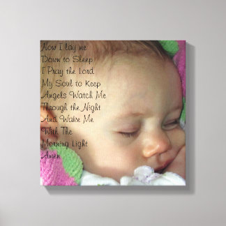 Baby Prayer Leinwanddruck