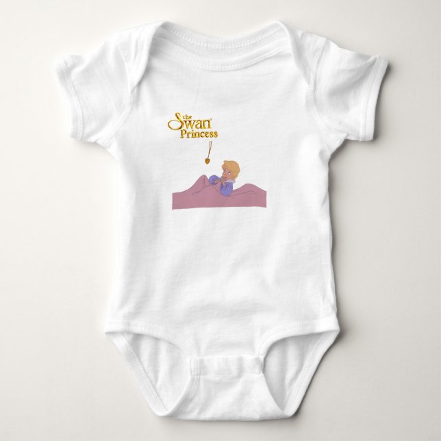 Baby-Prinzessin Odette Onsie Baby Strampler (Vorderseite)