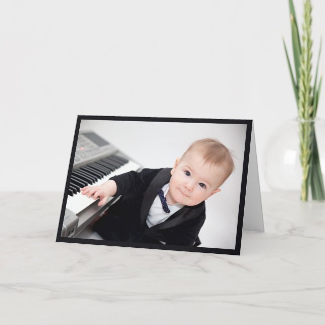 Baby Prodigy Card Dankeskarte (Vorderseite)