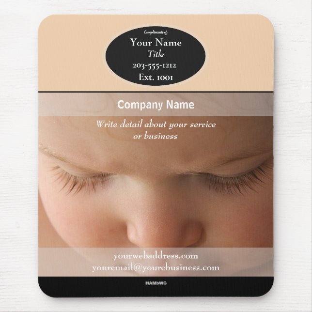 Baby Promotional Mouse Pad - HAMbyWG Mousepad (Vorne)