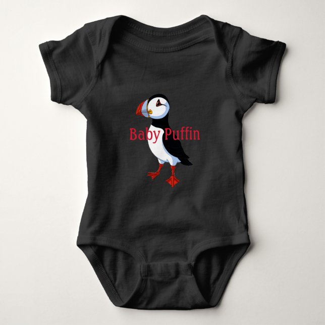 Baby Puffin Baby Bodysuit Baby Strampler (Vorderseite)
