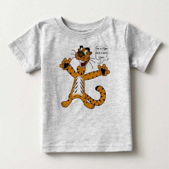 Baby Pun Tiger Shirt (Vorderseite)