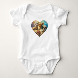 Baby Puppies Digitale Kunst Baby Strampler
