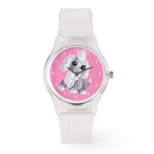 Baby Puppy Pink Uhrengeschenk Armbanduhr