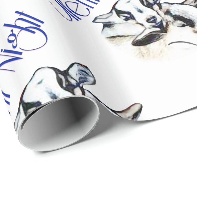 Baby Pygmy Goes Silent Night Christmas Wrapping P Geschenkpapier (Rolleneckpunkt)