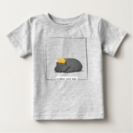 Baby Pygmy Hippo-Goodnight Sweet Prince Baby T-shirt