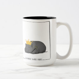 Baby Pygmy Hippo - Mug  Zweifarbige Tasse