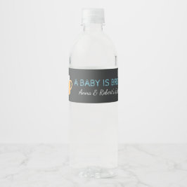 Baby-Q A Baby gebraucht Boy Water Flasche Label