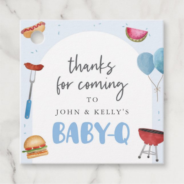 Baby-Q Baby Duwer Fevor Tags Geschenkanhänger (Vorderseite)