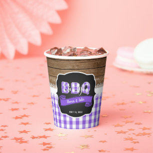 Baby Q Baby Shooting Paper Cup - Lila Pappbecher