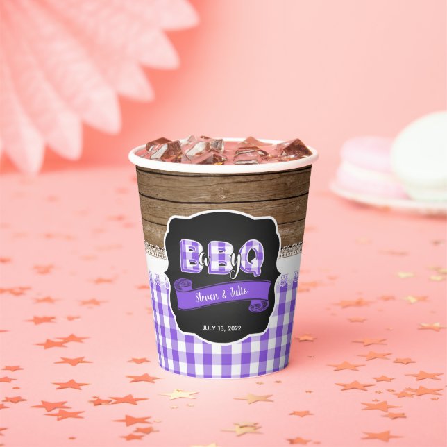 Baby Q Baby Shooting Paper Cup - Lila Pappbecher (Insitu)