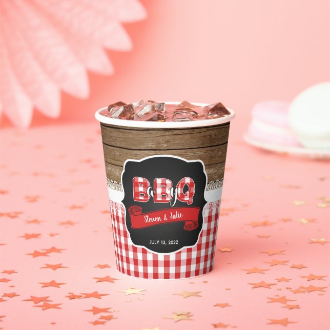 Baby Q Baby Shooting Paper Cup - Red Pappbecher (Insitu)