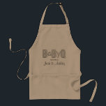 Baby Q Coed GRILLEN Baby Shower Schürze Rustic Bab<br><div class="desc">Eine tolle Ergänzung zu Ihrem Coed Baby Shower Party! Baby Q Coed GRILLEN Rustikales Holz Thema mit Saitenleuchten.</div>