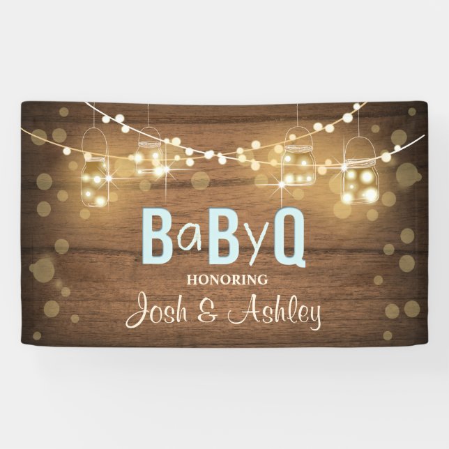 Baby Q Coed GRILLEN Babydusche Hintergrund-Banner  Banner (Horizontal)