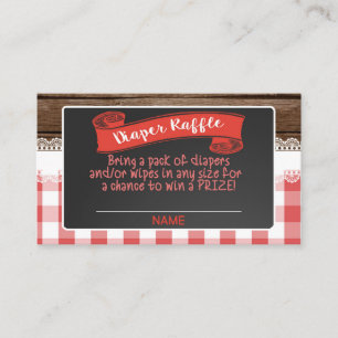 Baby Q Diaper Raffekarte - Red DW Begleitkarte