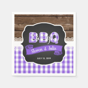Baby Q Duwer Napkin - Lila Serviette