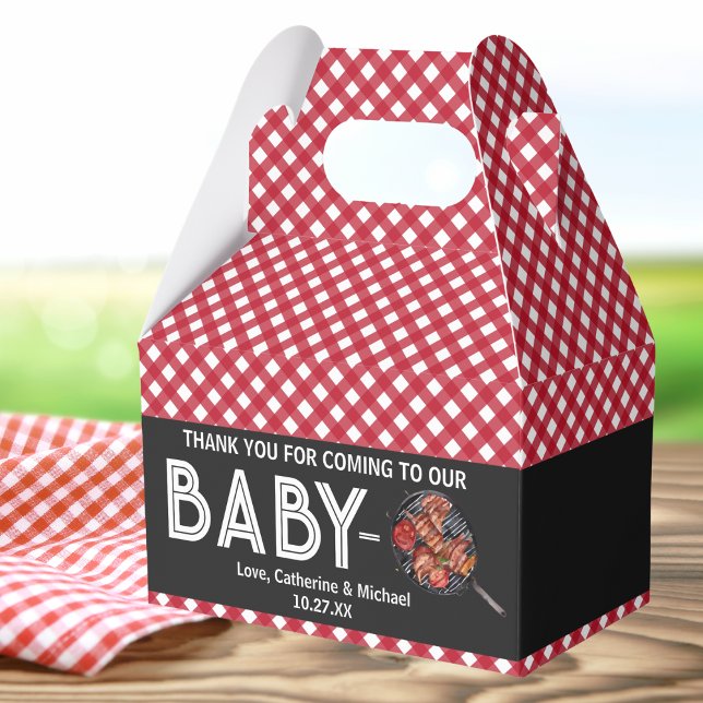 Baby-Q GRILLEN Barbecue Babydusche Geschenkschachtel (Von Creator hochgeladen)