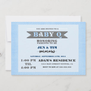 BaBy Q Invitation Baby shower