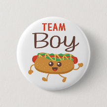 Baby-Q-thematisches Geschlecht offenbart Team Boy 