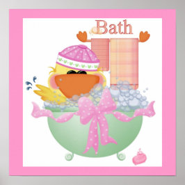 Baby Quack Print Poster