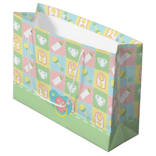 Baby-Quilt-Geschenktasche Große Geschenktüte