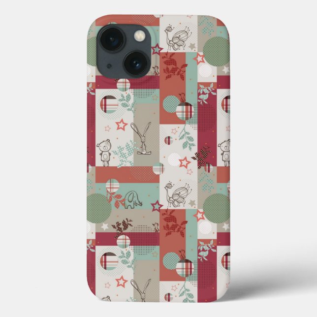 Baby Quilt Muster 2 Case-Mate iPhone Hülle (Rückseite)
