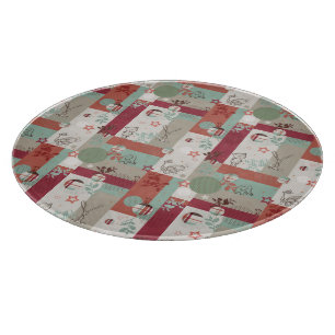 Baby-Quilt-Muster 2 Schneidebrett