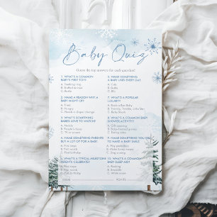 Baby Quiz Baby Showspiel