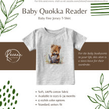 Baby Quokka Reader Baby T - Shirt
