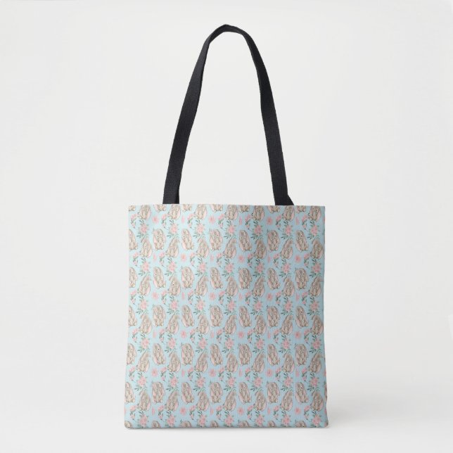 Baby Rabbit Tote Bag Tasche (Vorderseite)
