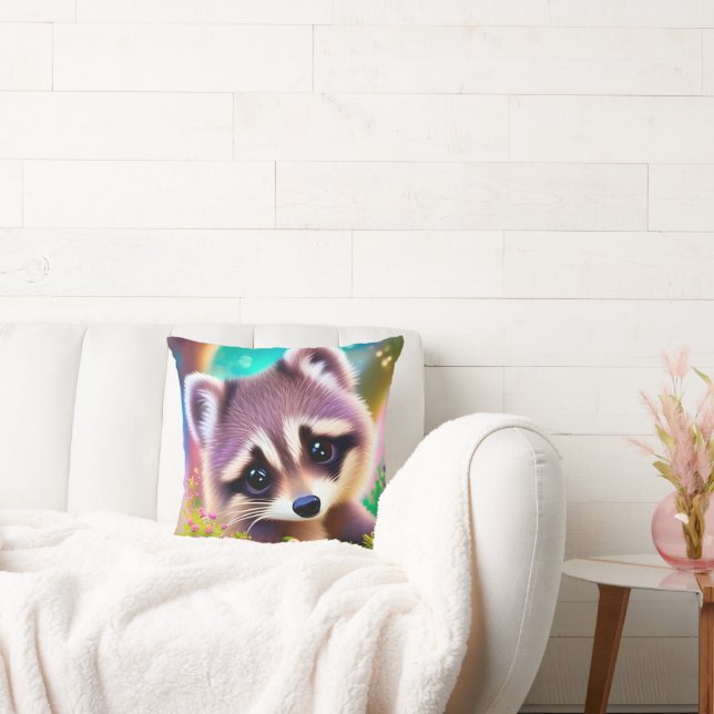 Baby Raccoon Kissen (Liege)