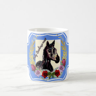 Baby Racehorse Mare gewinnt das Rennen Kaffeetasse