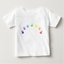 Baby Rainbow Handprint T - Shirt