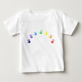 Baby Rainbow Handprint T - Shirt